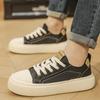 Summer board shoes High quality trendy men's styles Party Outdoor leisure street Comfortable walking Black Hot selling