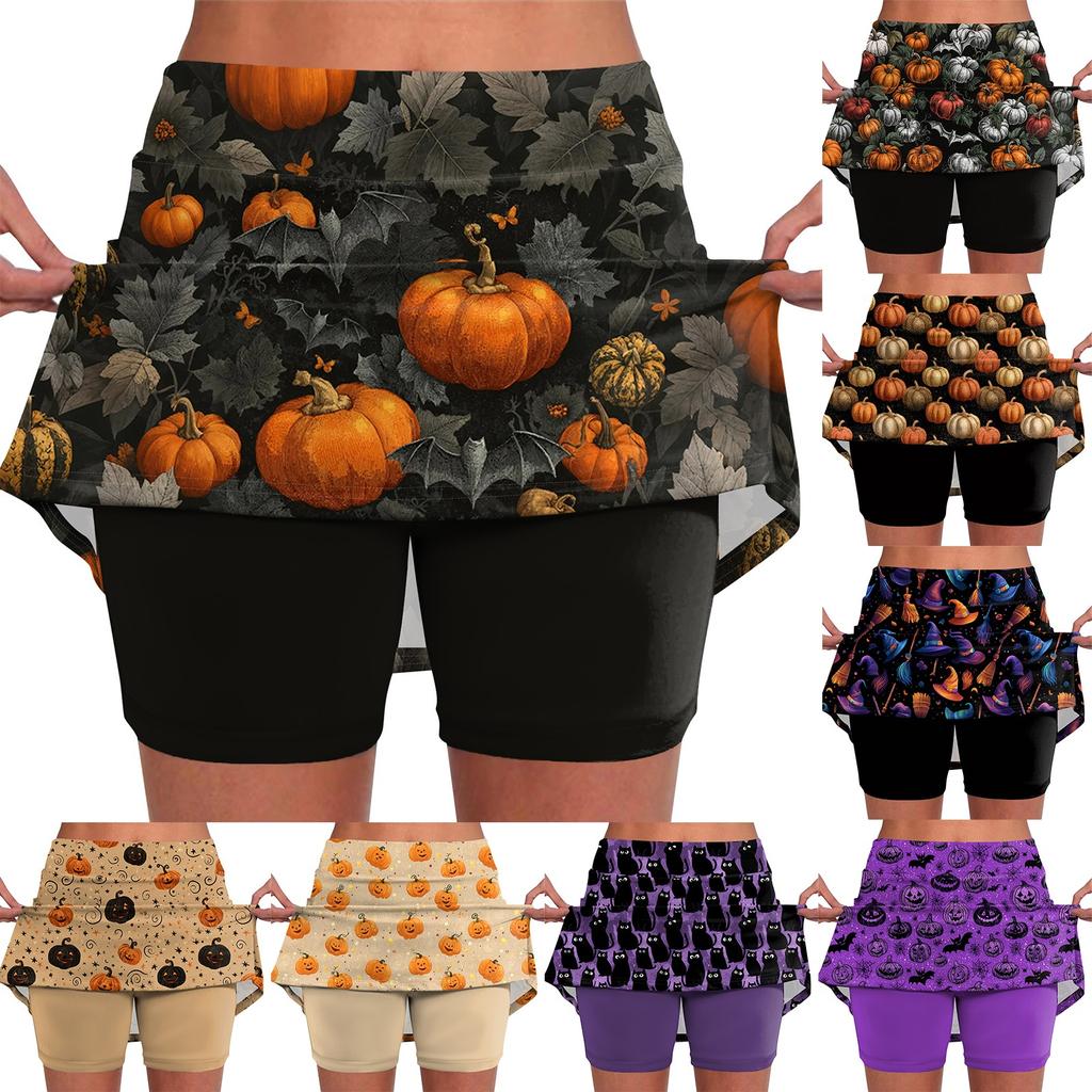 Pantaloni da yoga elastici per donna, pantaloncini sportivi con stampa, joggers aderenti a vita alta leggeri