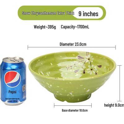 ZISIZ Melamine Noodle Bowl