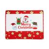 4 Piece Christmas Refrigerator Handle Covers for Microwave Oven and Kitchen Appliances Holiday Decoration Set