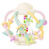 Baby Manhattan Clutch Ball Soft Glue Rattle Bed Bell Grinding Tooth Glue Soothing Bite Music 0-3 Years Old Baby Toy