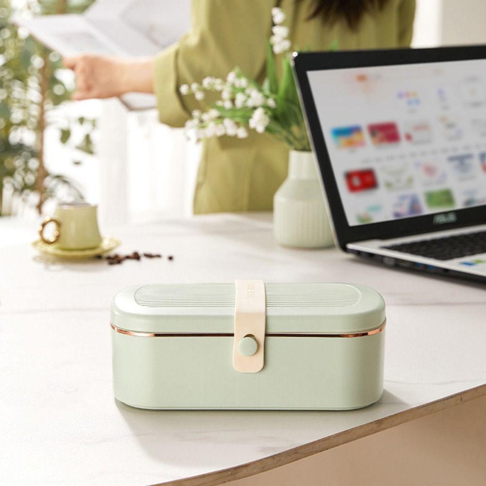 Leak-proof Keep Warm Lunchbox Divided Heated Lunch Box Constant Temperature Lunch Box  Winter