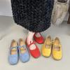 Simple and Sweet Bow with Skirt Mary Jane Female Summer 2025 New French Non-slip Beanie Shoes Single Shoe Tide