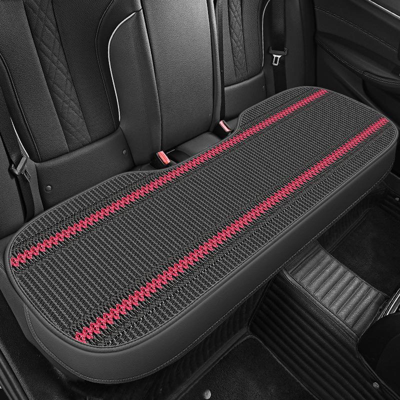 Ledově hedvábný chladivý letní potah na polštář sedadla do auta Tkaný prodyšný Univerzální na přední a zadní sedadla Chladivá podložka Auto interiérové doplňky