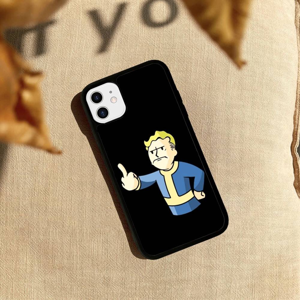 F-Fallout S-Series 4 Cool Game PC+TPU Phone Case For iPhone 17 16 15 14 13 12 11 Pro Max Plus Kawaii Cartoon Cover