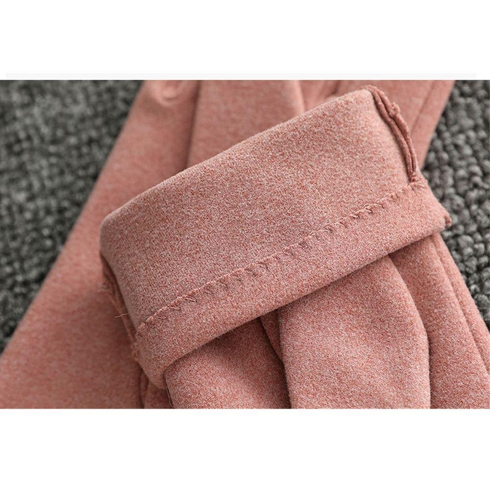 Thin Velvet Warm Gloves Touch Screen Mittens Fashion All Finger Gloves Outdoor