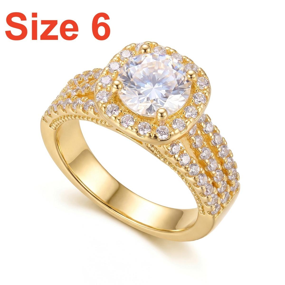 

Minimalist Classic Inlaid Full Cubic Zircon Round Rings Brilliant Fashion Chunky Geometric Finger Ring Versatile Party Jewelry