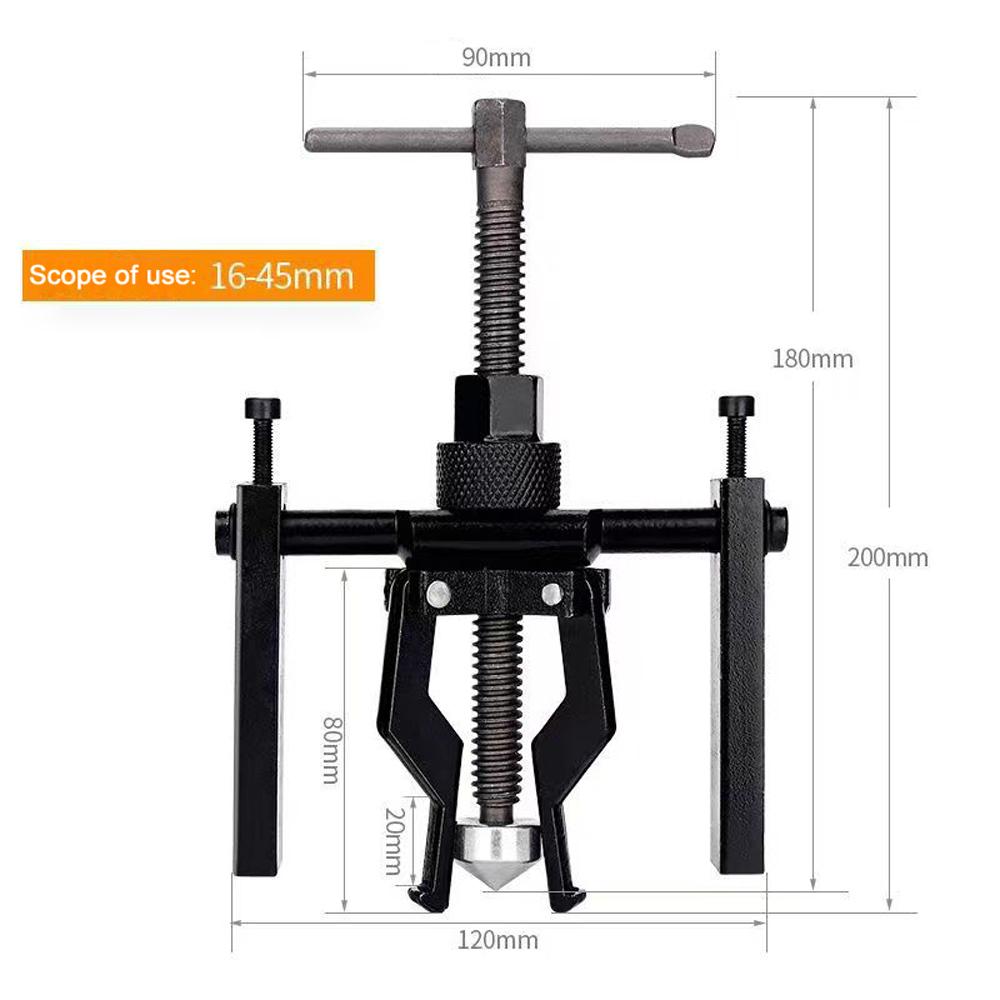 Car Interior and Exterior Bearing Puller Heavy Duty Gear Extractor 3 Jaw Puller Car Repairing Tool Kit Labor Saving