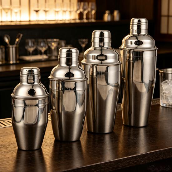 Large Capacity Mixing Cup Stainless Steel Cocktail Shaker Cup, Leak-Proof Martini Mirror Polished Easy Clean Wine Mixer Cleaning for Bar And Milk Tea