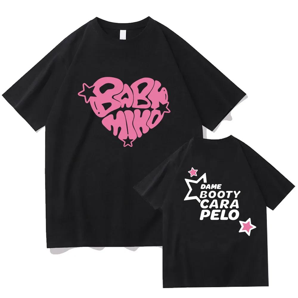 

XOXO Tour 2024 Baby Miko Tshirts YoungMiko Rapper Printing Teeshirt Short Sleeve Summer Oneck Tshirts WomenMen Cotton Tees 2XL