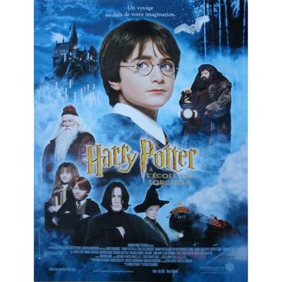 HARRY POTTER AND THE SORCERER'S STONE Original Rolled Cinema Poster Small Size 53x40cm