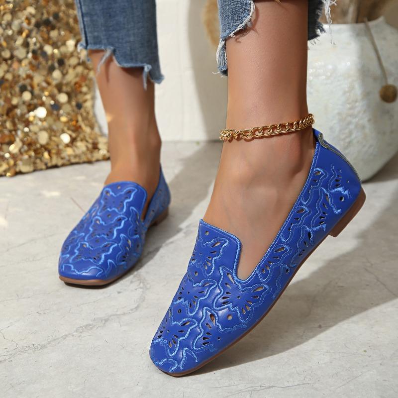 

Женская обувь повседневная и с перфорацией, носится на одной ноге 43 синий