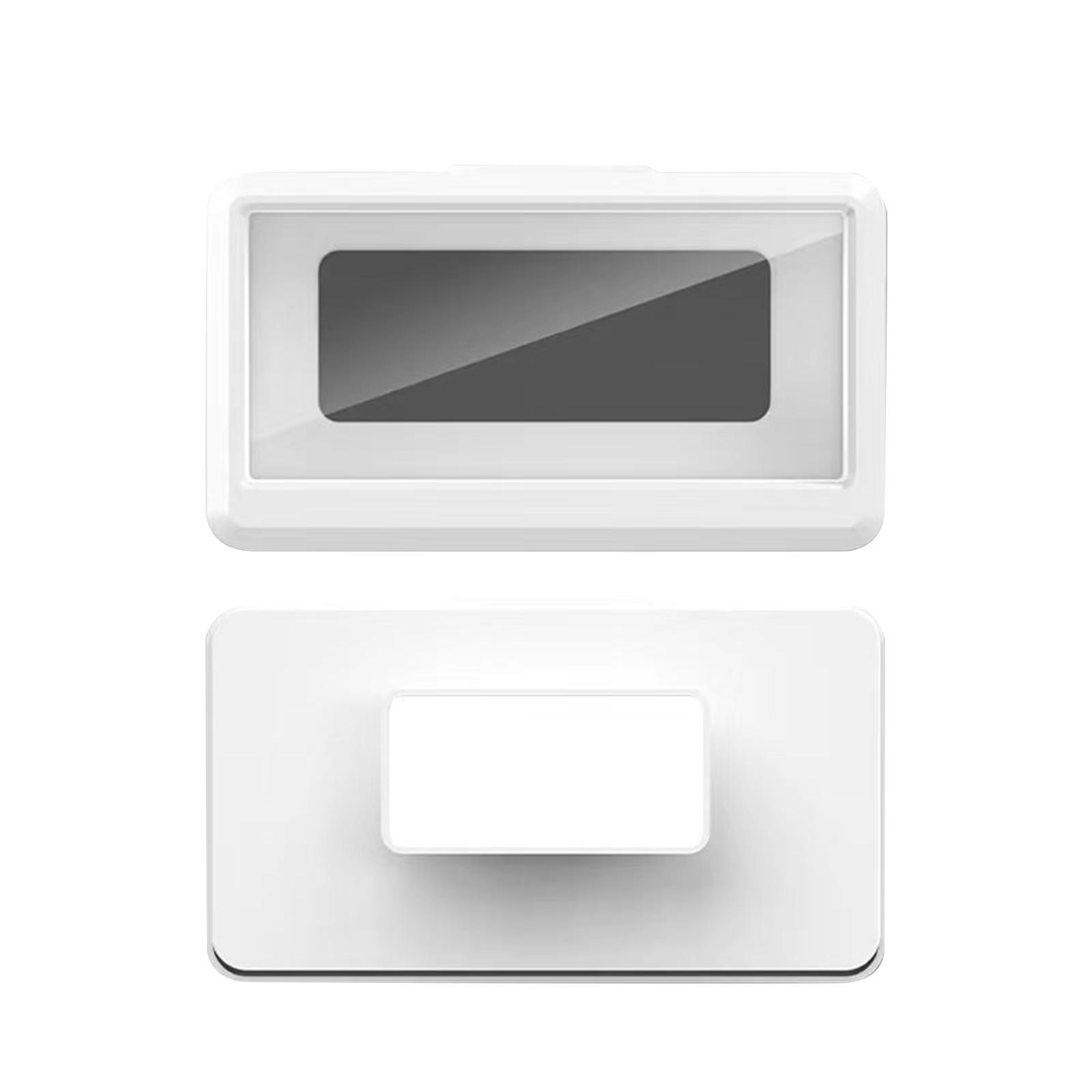 

Водонепроницаемый держатель для мобильного телефона для душа, вращающийся на 360°, гаджеты для ванной комнаты, кронштейн для настенного крепления с регулируемым углом One Size белый