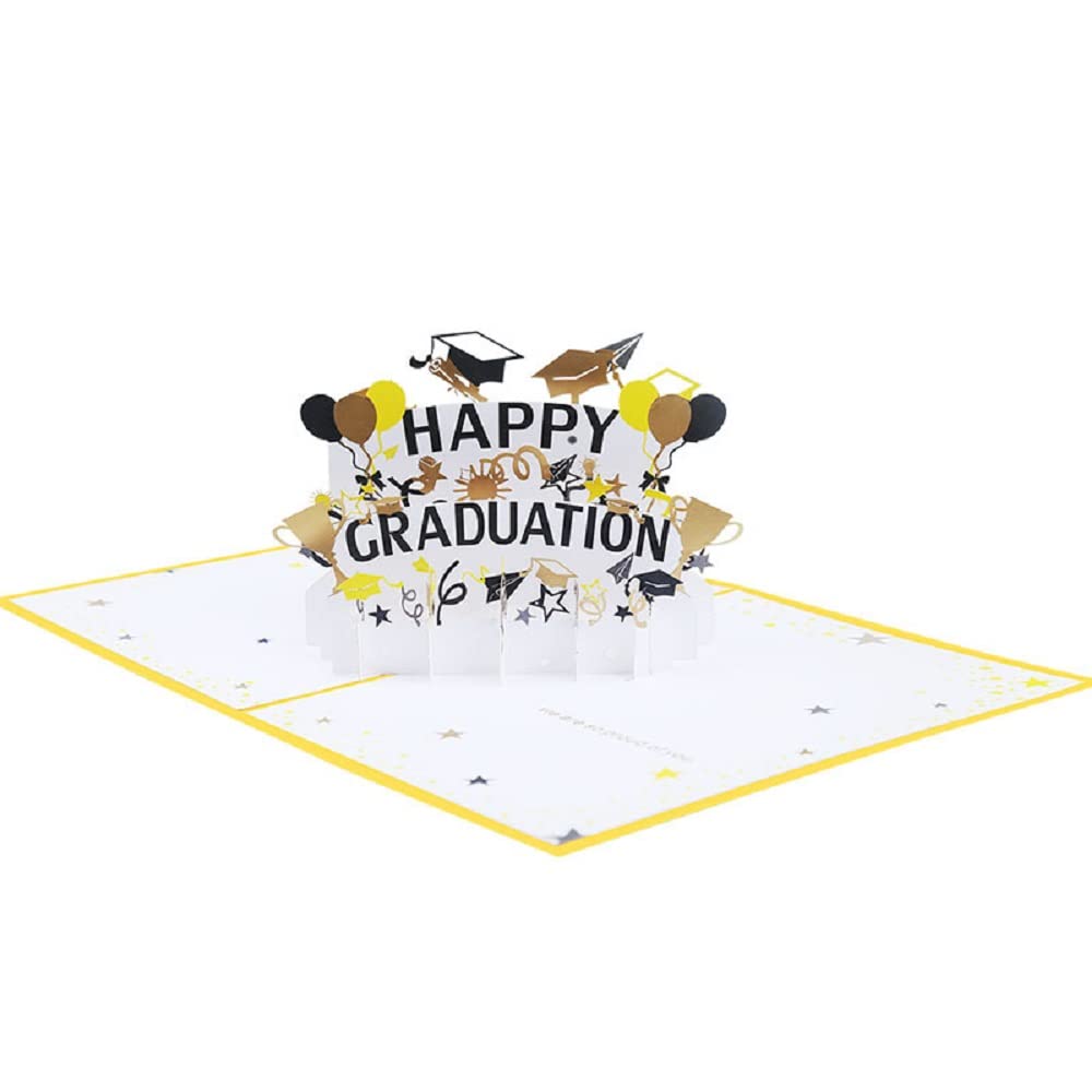 

Graduation Celebration 3D Message Greeting Card Graduation Ceremony Kindergarten Graduation Ceremony Surprise Birthday Present [Shinwa Hiroba] Pop-up