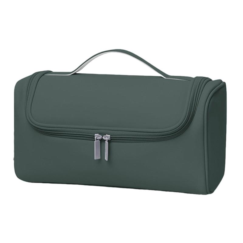 Многофункциональный чехол для хранения фена упорядочивает жилые пространства, экономя место за счет организации нескольких фенов для бытового использования. зелёный