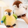Simulation Bird Plush Toy Pendant Cute Keychain Student Backpack Schoolbag Pendant Parrot Doll