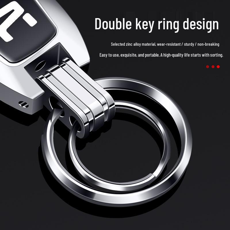 Zinc Alloy Car Keychain for Feifan F7/ER6/R7/MARVEL R - High-End Feel