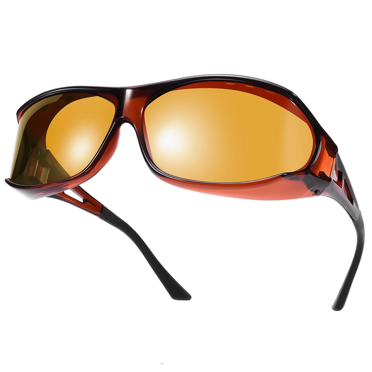 

TINHAO Поляризованные солнцезащитные очки для мужчин и UV400 Широкие регулируемые спортивные солнцезащитные очки Идеально подходят для и Дизайн Женщины, Защита, Вид, Дужки, Сверхлегкие, -