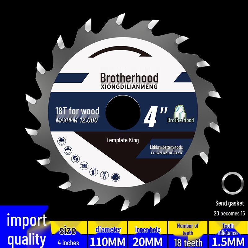 Imported Hard Alloy Circular Saw Blade for Wood and Table Saws