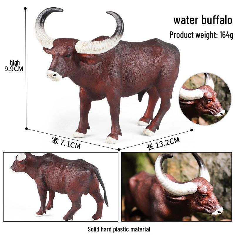 High-Quality Children's Cow Animal Model - Simulation Farm Scene Decoration