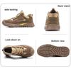 Oulylan Men Anti Scalding Safety Boots Anti Smash Working Shoes With Steel Toe Anti Puncture Industrial Safety Shoes