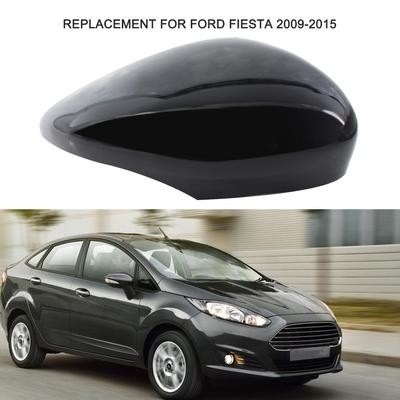 Calotta copri specchietto retrovisore laterale verniciata nera lucida di ricambio per Ford Fiesta 2009-2015