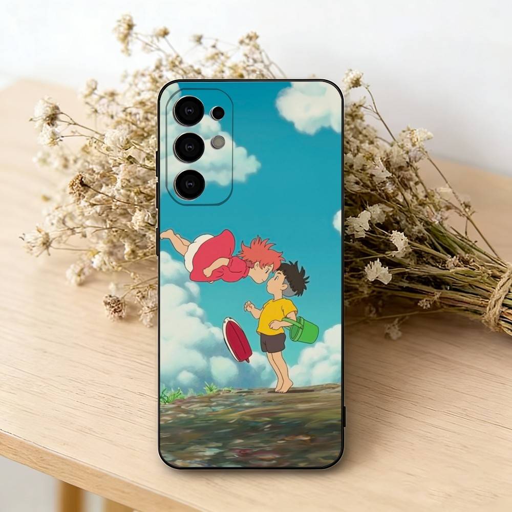 

Ponyo Sosuke Ocean Phone Case For Samsung S25,S24,S21,S22,S23,S30,Ultra,S20,Plus,Fe,Lite,Note,10,Black Cover Samsung S21plus