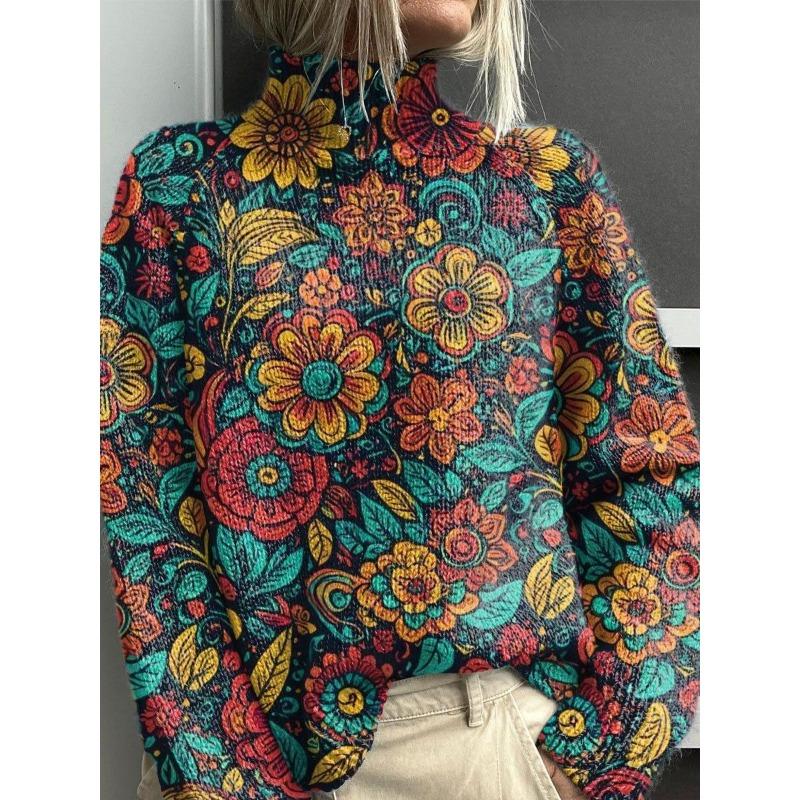XS-6XL A Variety of Optional 2025 Latest Christmas Abstract Print Casual Outerwear Sweater