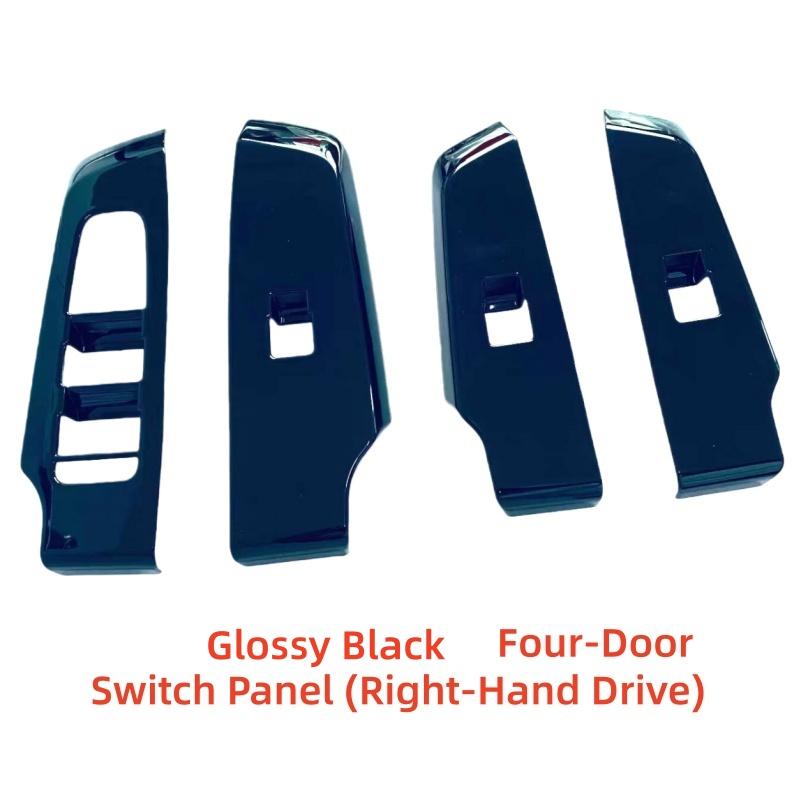 Car Upgrade Four-Door Switch Panel Right-Hand Drive For Mitsubishi Outlander -2024 Modification Decoration Accessories