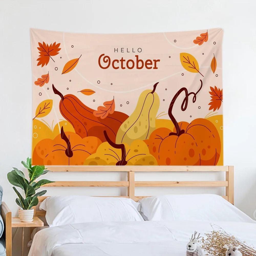 Cartoon Fox Tapestry Office Living Room Decoration Home Wall Tapestry