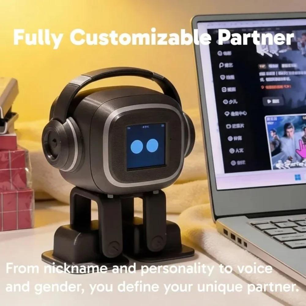 Robot EMO AI | Giocattolo Chatbot Intelligente, Interazione Emotiva, Canto e Ballo, Controllo Vocale, Compagno, Regali di Festa