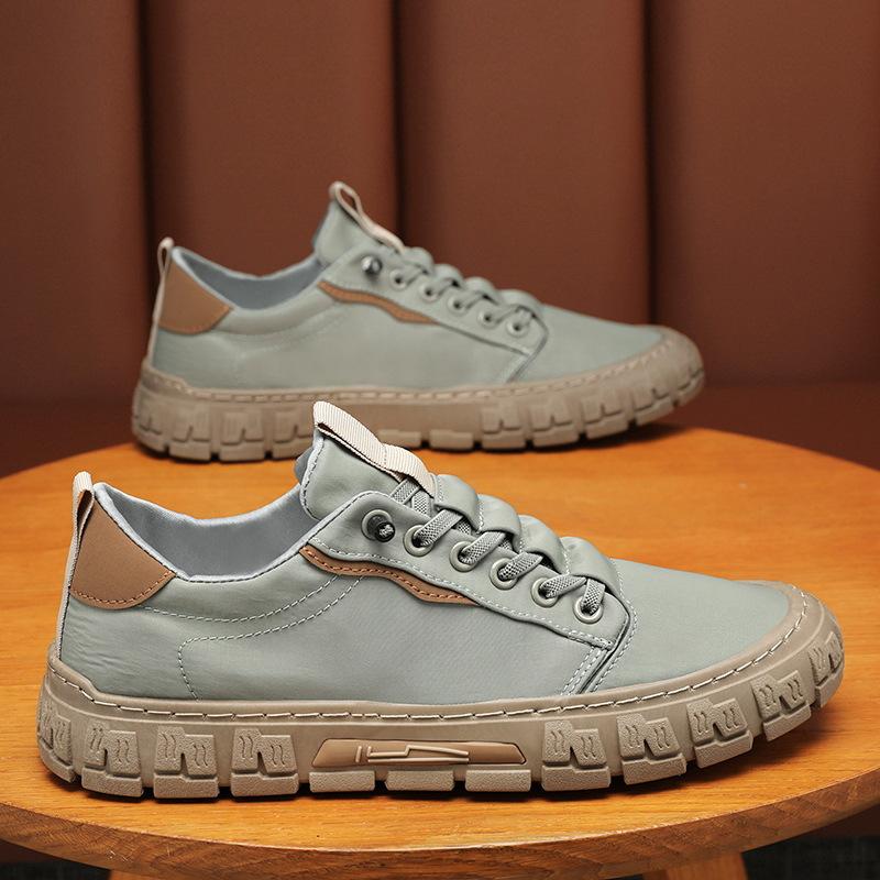 Men Shoes Ice Silk Canvas Shoes Cargo Shoes Trend All Wear Lightweight Men Sneakers