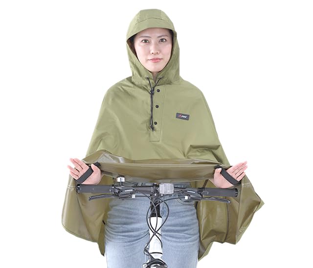 One Size [Kawazumi Seisakusho] Poncho, Khaki,