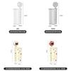 Transparent Suction Cup Hair Styling Tool Organizer For Bathroom And Vanity Use