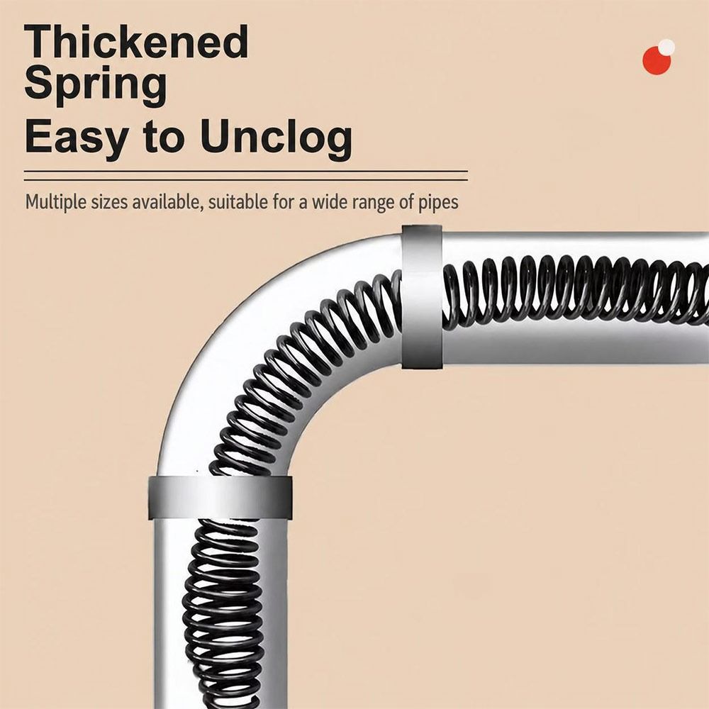 Steel Plumbing Snake Drill Powered Pipe Cleaning Cable New Clog Remover Cable Sink Maintenance