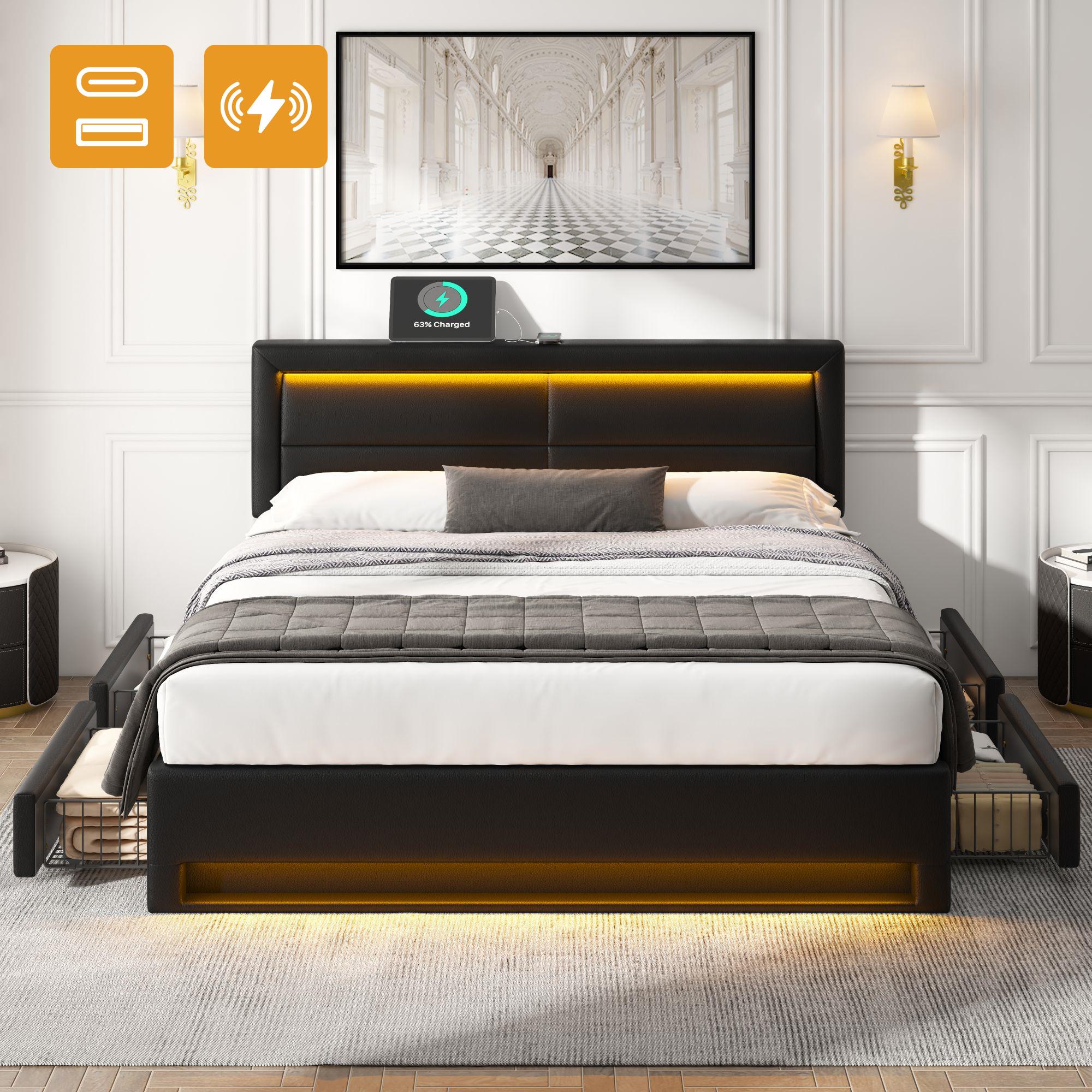 Upholstered Bed 140 x 200 cm