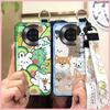 Ring Durable Phone Case For Cubot Note20 Protective Anti-knock Waterproof Shockproof Wristband Cartoon Dirt-resistant