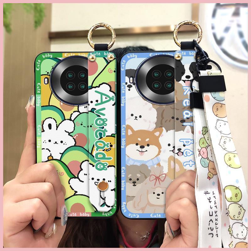 Ring Durable Phone Case For Cubot Note20 Protective Anti-knock Waterproof Shockproof Wristband Cartoon Dirt-resistant