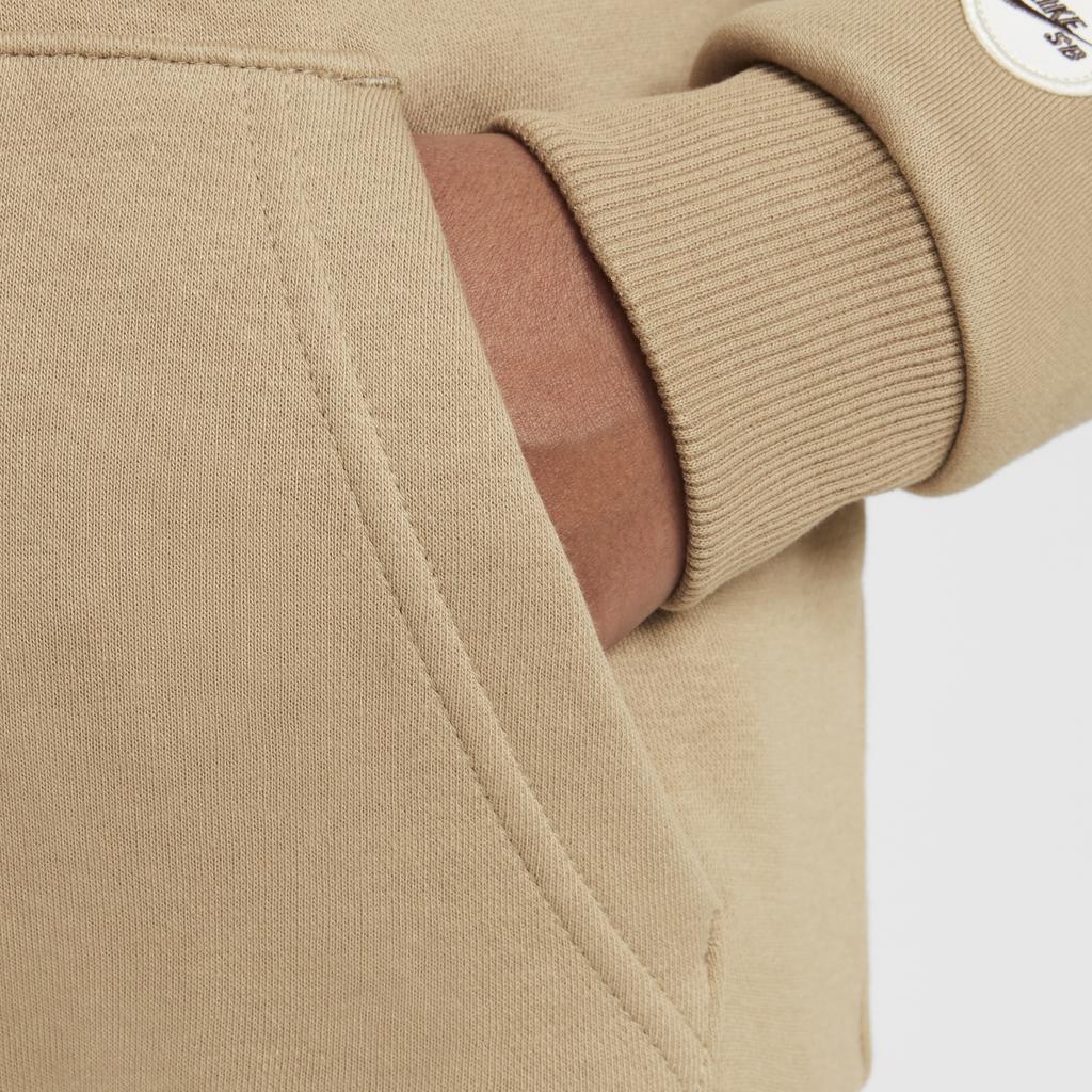 Nike Hoodie Casual Fashion Versatile Hooded Long Sleeve Kids hoodies Khaki HF8801-297