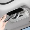 Multipurpose Wear Resistant Car Eyeglass Holder with Magnetic Lid, PU Leather Sunglasses Case Organizers for Auto Visors