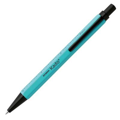 Zebra Kado Kado Kugelschreiber, Leuchtölbasis, 0,7 mm, Blau, BA104-LB