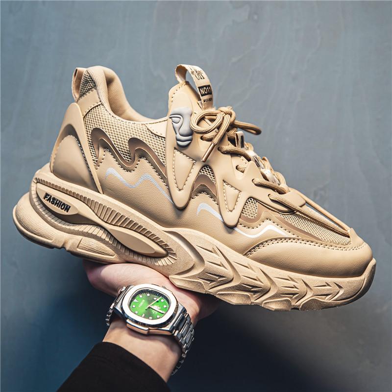 2025 Spring and Autumn New Men's Shoes Korean Version of Trendy Dad Shoes Men's Casual Sports Shoes Harajuku Trendy Shoes
