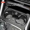 Car Gear Shift Water Cup Holder Panel Cover Sticker Auto Carbon Fiber For BMW 3 Series G20 G28 325li 2020-2024
