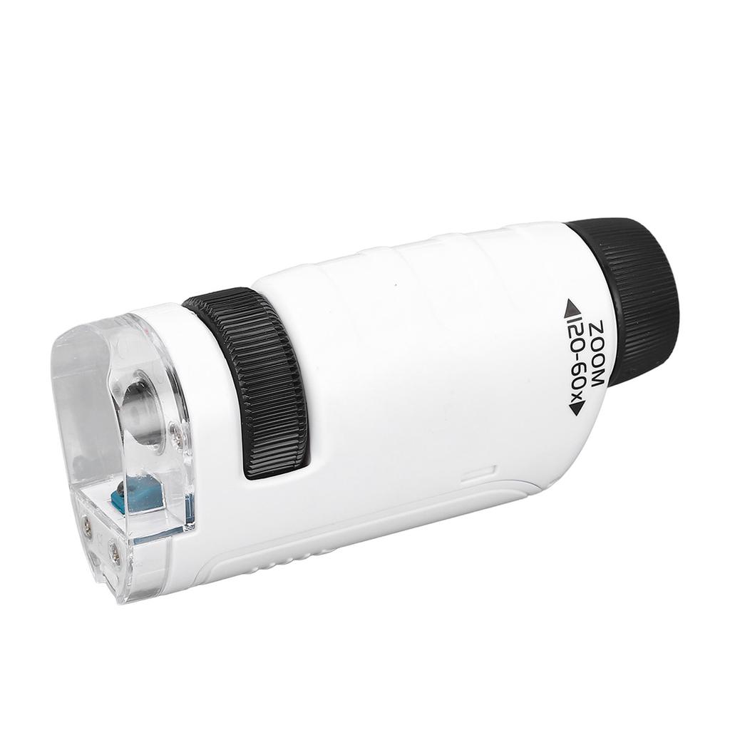60X to 120X Portable Microscope HD Optical Lens Handheld Pocket Microscope for Daily Observation