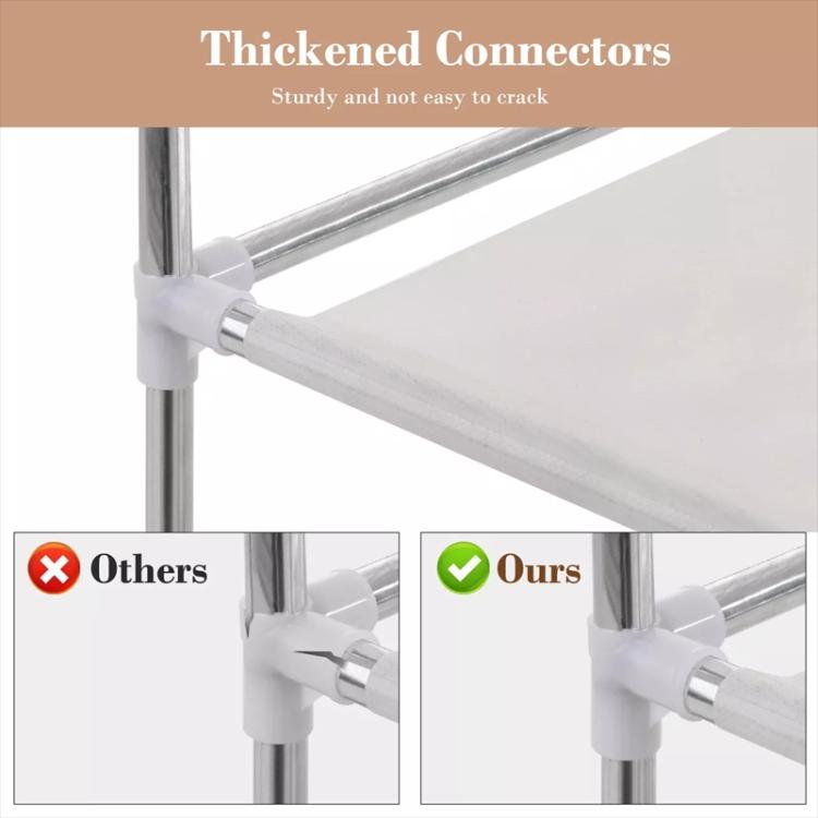 Dormitory Simple Cloth Wardrobe Reinforced Steel Tube Assembly Dust-Proof Storage Closet