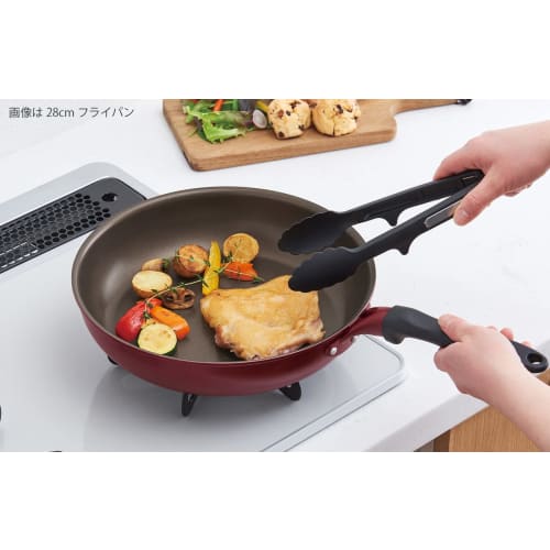 [Project product] Thermos Durable Series Frying Pan KFH 2-piece set Red KFH-SET2-A R