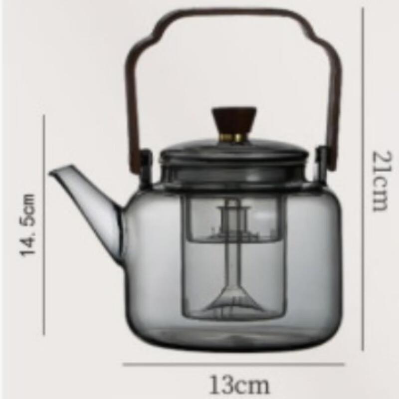 Borosilicate Glass Teapot with Handle