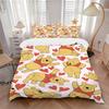 3Pcs Pooh Bear Hearts Bedding Sets For All Sizes New 3D Printed Bed Cover Comforter Duvet Cover Pillowcase Bedroom Decoration