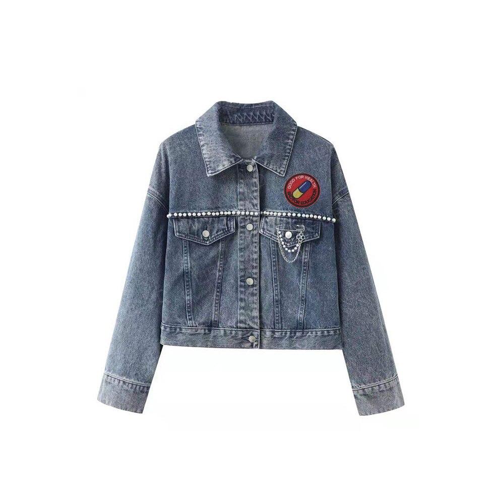 denim akira jacket patch