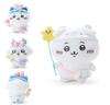 Chikawa Yukikawa Dog Self-mocking Bear Plush Toy With Pendant Animal Shape Pp Cotton Filling 20cm Teddy Bear 10cm Hanging Decoration